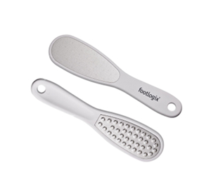 COARSE/FINE DOUBLE-SIDED RUBBERIZED HANDLE